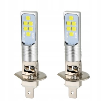 Żarówki H1 LED BIAŁA 60W 1200LM 6000K 2szt.