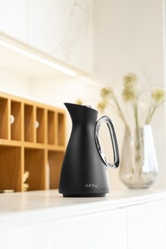 VIALLI TERMOS DZBANEK TERMICZNY Z WKŁADEM SZKLANYM ALESSIA KAWY HERBATY 1L