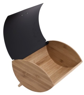 Черная корзина для хлеба BAMBUS Булки для хлеба СОВРЕМЕННЫЙ ДИЗАЙН Космический