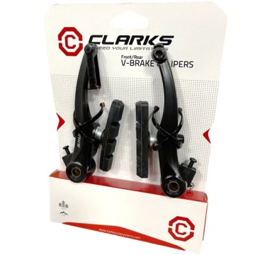 Hamulec Rowerowy V-BRAKE CLARKS Czarny Komplet Hamulce MTB Trekking