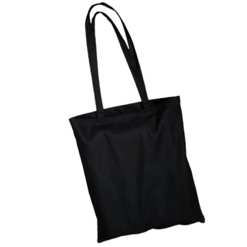 TORBA MATERIAŁOWA na zakupy EKO 42 x 38 cm CZARNA