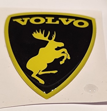 На наклейке VOLVO MOOSE 3D изображен сумасшедший лось 505.
