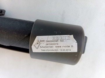 ROLETA KUFRU DACIA LODGY ČERNÁ 799224209R