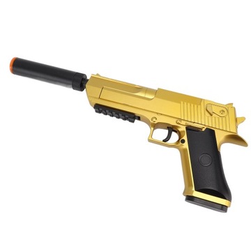 Electric Gel Water Bomb Blaster Złoty plastikowy