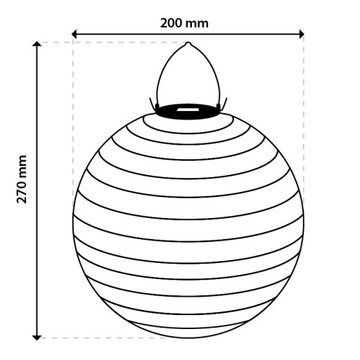 Солнечная светодиодная садовая лампа, подвесной фонарь, фонарь ORIGAMI, 20 см