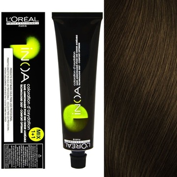 LOREAL INOA FARBA do włosów 60ML BEZ AMONIAKU 6.3