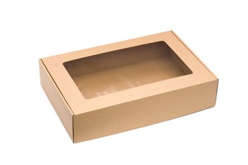 Pudełko fasonowe z okienkiem 450x300x100