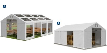 NAMIOT IMPREZOWY 4x8 HANDLOWY OGRODOWY TRANSPARENT