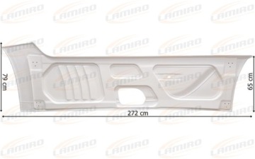 MERCEDES ACTROS MP4 МЕЖОСИНАЯ КРЫШКА СПРАВА