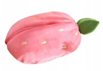 ПЛЮШЕВЫЙ КРОЛИК КЛУБНИКА С БОЛЬШИМИ УШАМИ ОБЪЯВЛЯЕТСЯ 2 В 1 МЯГКИЙ РОЗОВЫЙ ТАЛИСМАН