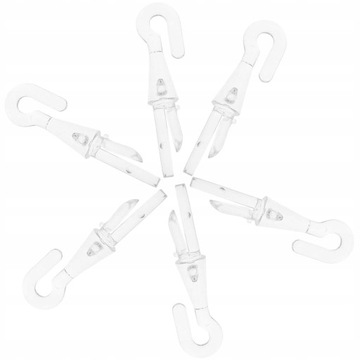Ganchos Shutter Turn Rod Head Hook Point 6 szt