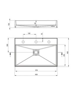 Гранитная раковина Deante Countertop - CQR_SU6S
