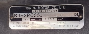 Рама + документы Honda CBR 600 F4i