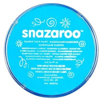 Farba do twarzy 18 ml turkusowa Snazaroo 1118488