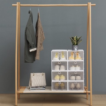 10 КОРОБОК-ОРГАНИЗАТОРОВ ДЛЯ ОБУВИ С КЛАПАНОМ