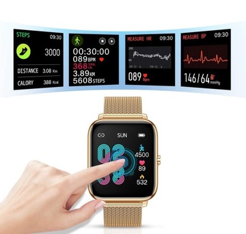 CANMIXS SMARTWATCH ZEGAREK DAMSKI PULS SEN TĘTNO