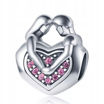 CHARMS SERCE MIŁOŚĆ ZAWIESZKA BEADS KORALIK