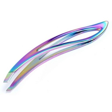 Pęseta do usuwania brwi łezka rainbow premium