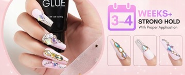 Makartt Nail Art Клей-гель со стразами 30 г Supe