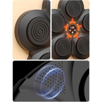 SMART BLUETOOTH MUSIC BOXING MACHINE ŚCIENNY SPORTOWY CEL TRENINGOWY ZESTAW