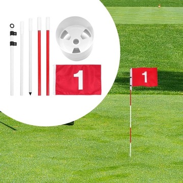 Флаг для гольфа Портативное поле для гольфа Ставящие флаги для гольфа Штырь для гольфа Высокая чашка для гольфа