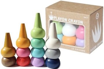 PLAYON CRAYON KREDKI STOŻKOWE 12 KOLORÓW