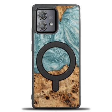 Pouzdro Bewood Unikátní pro Motorola Edge 40 Neo Planety Uran s MagSafe