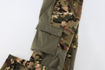 Тактический охотничий костюм осень-зима из флиса камуфляж CP - XL