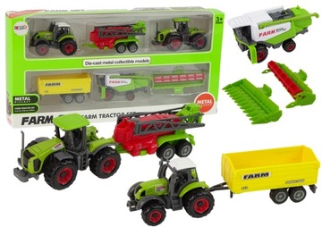 ZESTAW MASZYN ROLNICZYCH FARMERSKICH 6 SZTUK