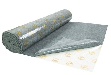 StP Ковёр самоклеящийся Ковер светло-серый 10м обивочный материал