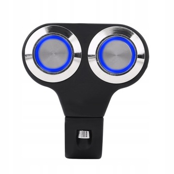 PRZEŁĄCZNIK Z PRZYCISKIEM SAMOBLOKUJĄCYM WŁĄCZNIK KIEROWNICA MOTOCYKLI 22MM