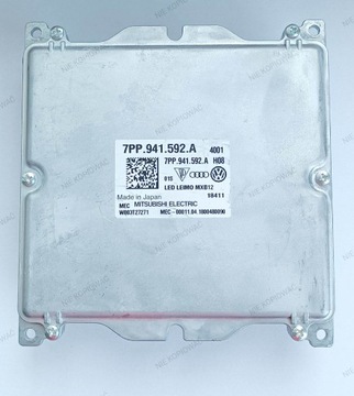 ORYGINAŁ MODUŁ LAMPY MATRIX 7PP941592A AUDI A8 PORSCHE PANAMERA VW TOUAREG