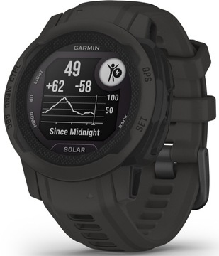 Smartwatch GARMIN Instinct 2S Solar Grafitowy