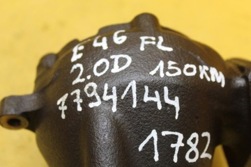 ГЕОМЕТРИЯ ТУРБИНЫ 7794144 BMW E46 2.0 D M47