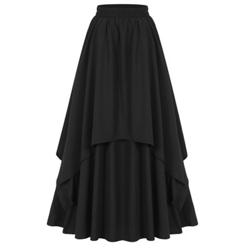 Spódnica damska vintage w stylu wiktoriańskim w stylu gotyckim