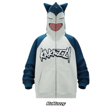 Kakazy full pull cosplay haftowana bluza zkapturem