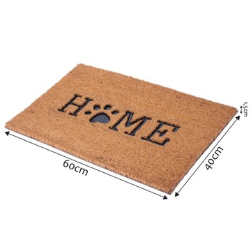 КОВРИК РЕЗИНОВЫЙ ДЛЯ ОБУВИ, 60x40см