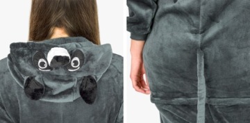 КОМБИНЕЗОН КИГУРУМИ ПИЖАМА ЦЕЛЬНАЯ КУРТКА СПОРТИВНЫЙ КОСТЮМ ПЛАТЬЕ ЕНОТ L