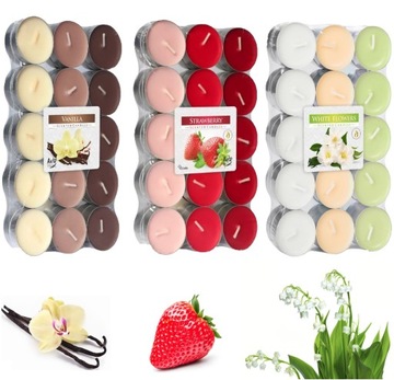 Хрупкие свечи Tealight Healters 90pcs Candle Set Saint Gift Set Set