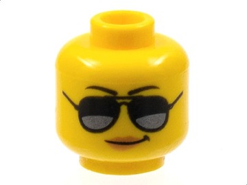 LEGO 3626cpb1778 figurka głowa główka 1 szt N