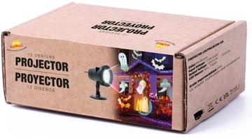 Уличный светодиодный проектор Хэллоуин 12 анимаций Праздники Осень