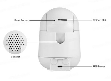Fuers 3MP Tuya Smart Home WiFi Внутренняя IP-камера для домашнего мониторинга
