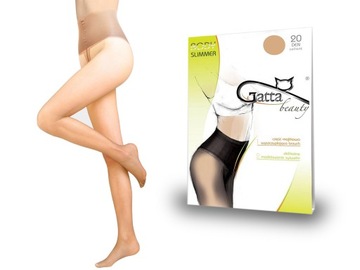 Rajstopy wyszczuplające Gatta Slimmer, visone, 3-M