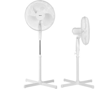 НАПОЛЬНЫЙ ВЕНТИЛЯТОР MD18795 БЕЛЫЙ, 3-СКОРОСТНОЙ ТАЙМЕР + ПУЛЬТ ДИСТАНЦИОННОГО УПРАВЛЕНИЯ