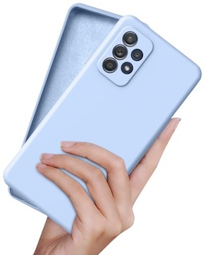 ETUI SILICONE do SAMSUNG GALAXY A52s A52 5G +Szkł