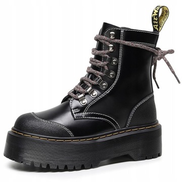 Glany Dr. Martens 1460 Black Greasy 11822003 37