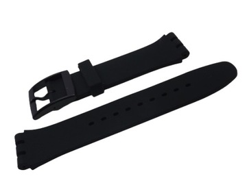 PASEK DO ZEGARKA CZARNY SILIKONOWY SWATCH 19MM