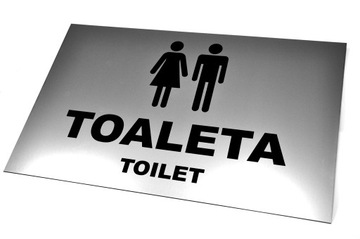 ТАБЛИЧКА, ПИКТОГРАММА ТУАЛЕТ, ТУАЛЕТ