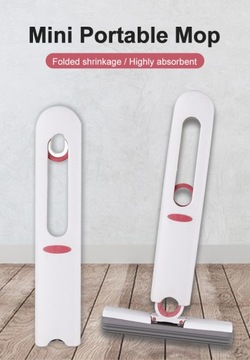 ПОРТАТИВНАЯ МИНИ-ШВАБРА MOPIX SMALL CLEANER С ЩЕТКОЙ ДЛЯ МЫТЬЯ С соковыжималкой