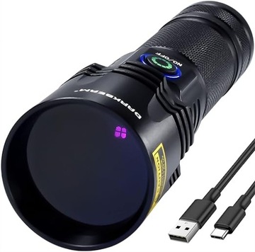 Latarka UV DARKBEAM Czarne światło 365 nm B14 20W